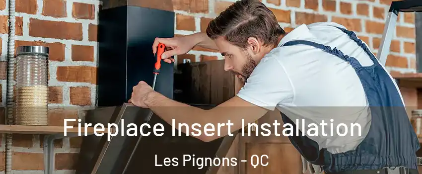  Fireplace Insert Installation Les Pignons - QC