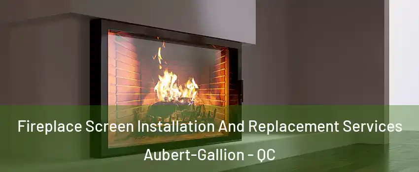 Fireplace Screen Installation And Replacement Services Aubert-Gallion - QC