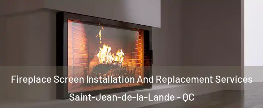 Fireplace Screen Installation And Replacement Services Saint-Jean-de-la-Lande - QC