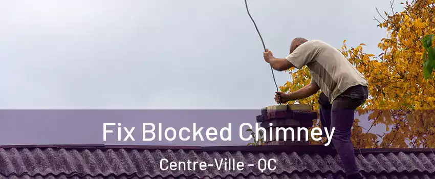  Fix Blocked Chimney Centre-Ville - QC
