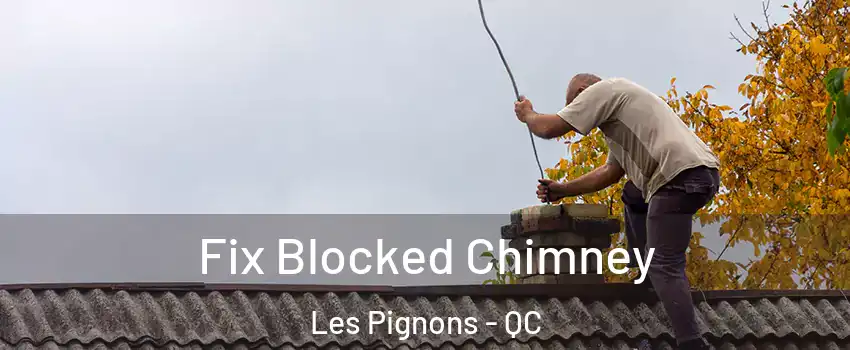  Fix Blocked Chimney Les Pignons - QC