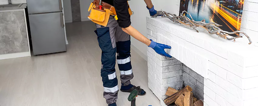 Outdoor Fireplace Restoration in Saint Georges, Quebec