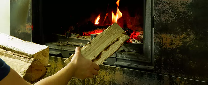 Wood Stove Heat Resistant Wall Repair in Saint Georges, Quebec