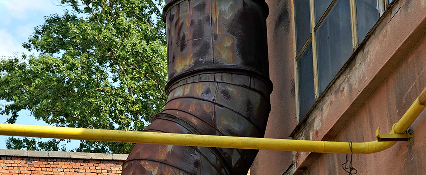 Lightning Protection Installation System for Industrial Chimneys in Saint Georges, Quebec
