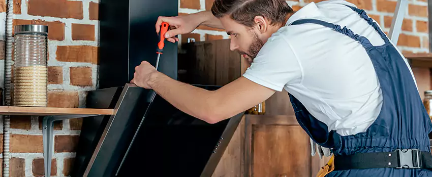 Old Rusted Metal Fireplace Repair And Replacement in Saint Georges, QC